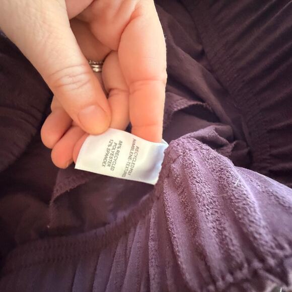 Title nine Slaycation Straight Leg Pants Size medium plum Polaris quick dry - Picture 5 of 8